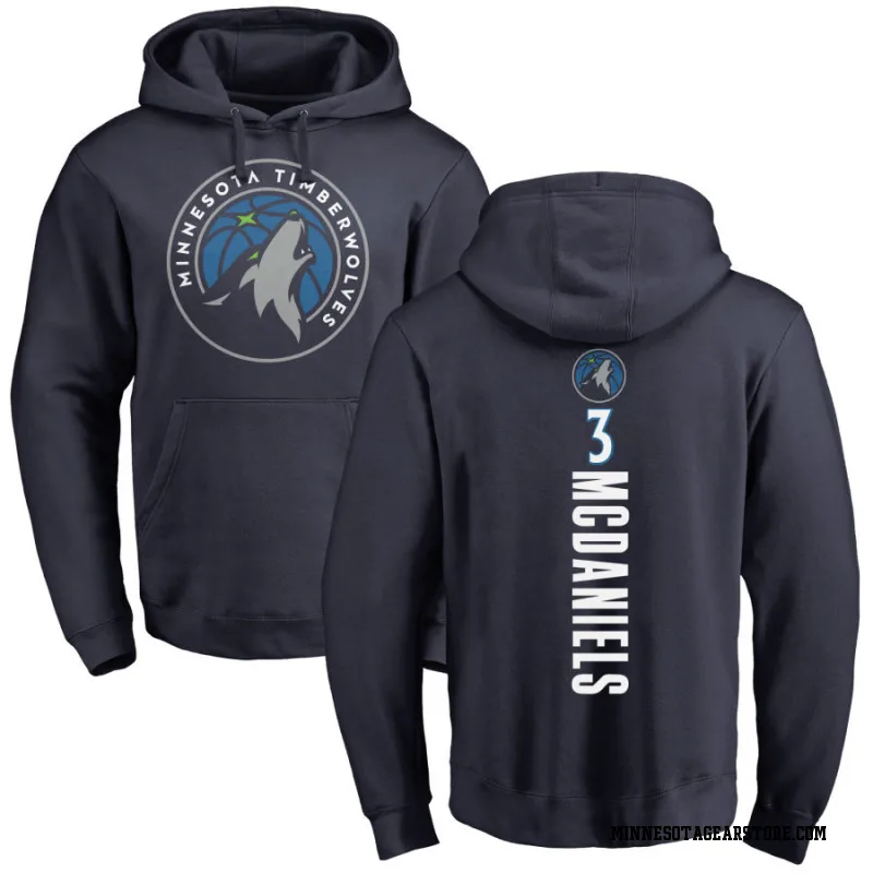 Navy Youth Jaden McDaniels Minnesota Timberwolves Backer Pullover Hoodie